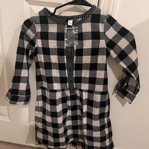 Tea Black and White girls dress - NWT